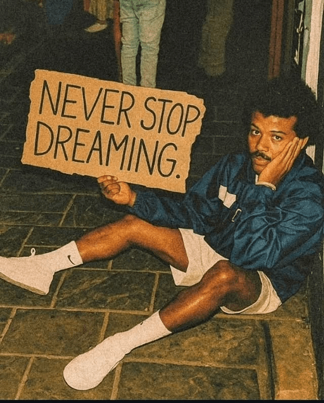 Never stop dreaming